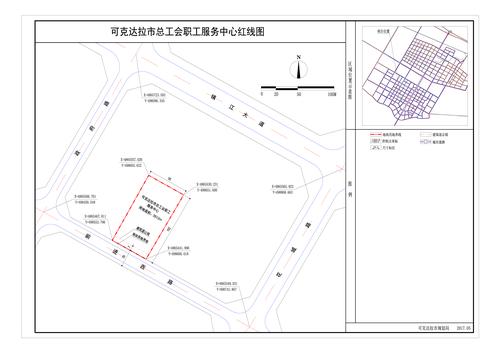 第四师可克达拉市总工会职工服务中心项目红线图-Model