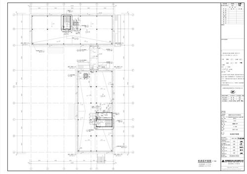 第四师可克达拉市总工会职工服务中心机房层平面图