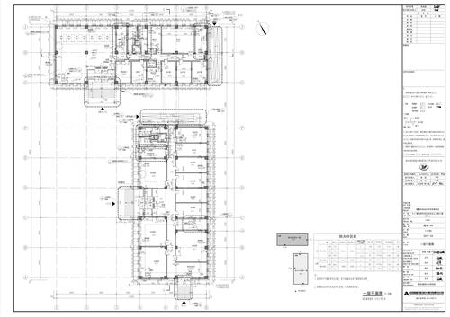 第四师可克达拉市总工会职工服务中心一层平面
