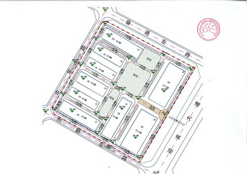 可克达拉市创新创业产业园B区建设项目平面布置图