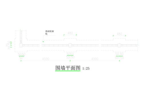 围墙平面图