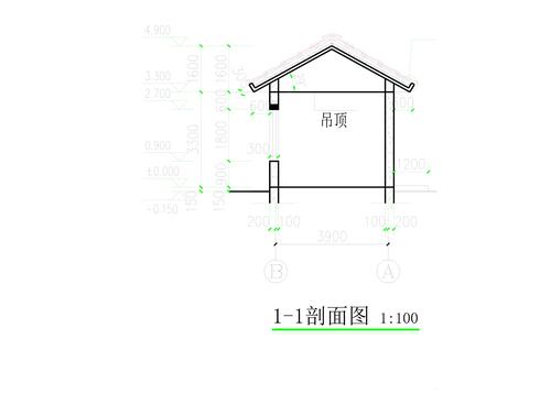 主大门剖面图