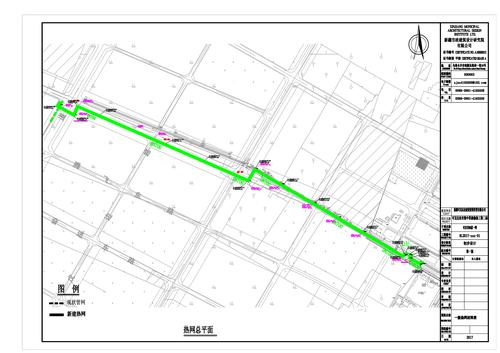 可克达拉市集中供热输热工程（可市-66团一级热网及换热站）建设项目总平面图