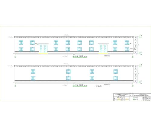 伊犁新地新材料有限公司高纯度精酚建设项目仓库立面图