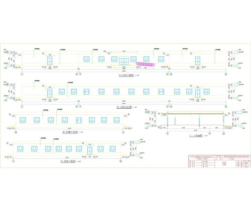 伊犁新地新材料有限公司高纯度精酚建设项目宿舍轴立面