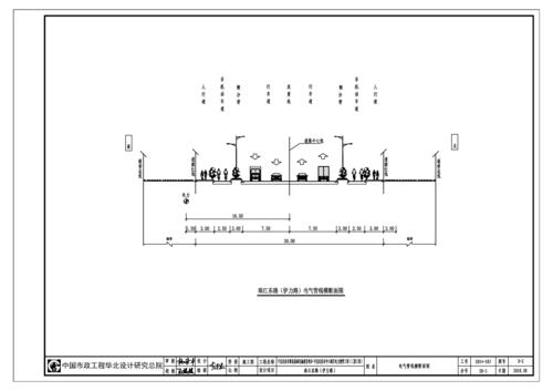 4珠江东路（伊力路）电气管线横断面图