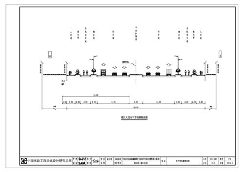 7镇江大道电气管线横断面图