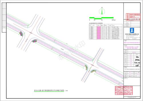 05昆仑山北路-惠宁路道路绿带及节点种植平面图_00