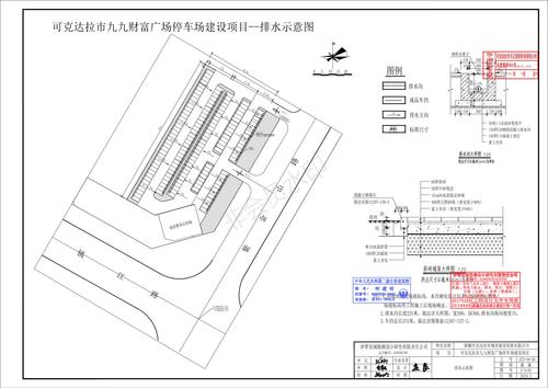 九九财富停车场排水示意图