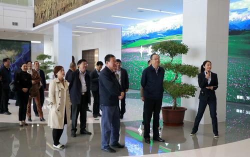 参观可克达拉规划展示馆