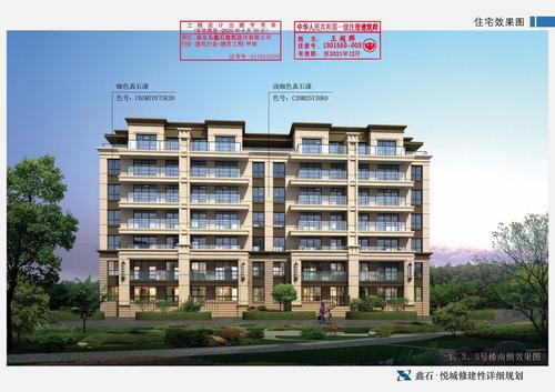 鑫石悦城1.3.5号住宅效果图
