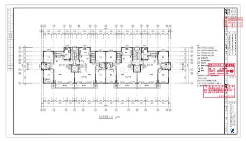 【建筑】1、3号楼 建施-10  六层平面图_00