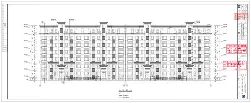 7号楼建施13-54-1轴立面图_00
