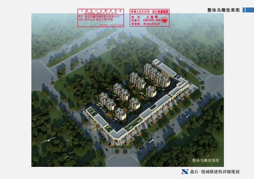 鑫石悦城鸟瞰图