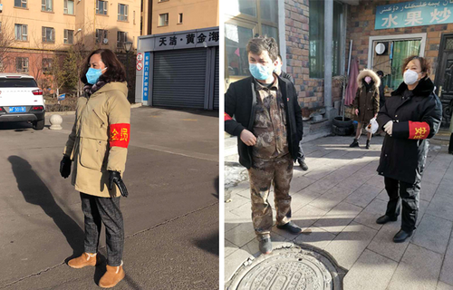 党员干警积极参与居住地社区疫情防控工作，配合社区工作人员开展人员劝返和法治宣传