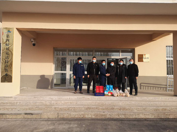 城建公司到市政运营场站开展节前慰问活动