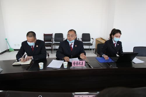 霍城垦区检察院召开食品安全领域公益诉讼案件公开听证会图片二
