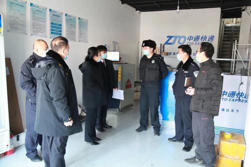 霍城垦区检察院联合多部门开展寄递安全专项检查活动图片二