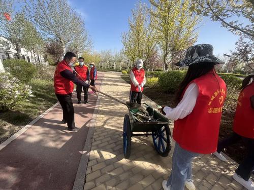 霍城垦区检察院开展环境卫生清洁志愿服务活动图片二