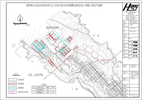 六连围墙平面图