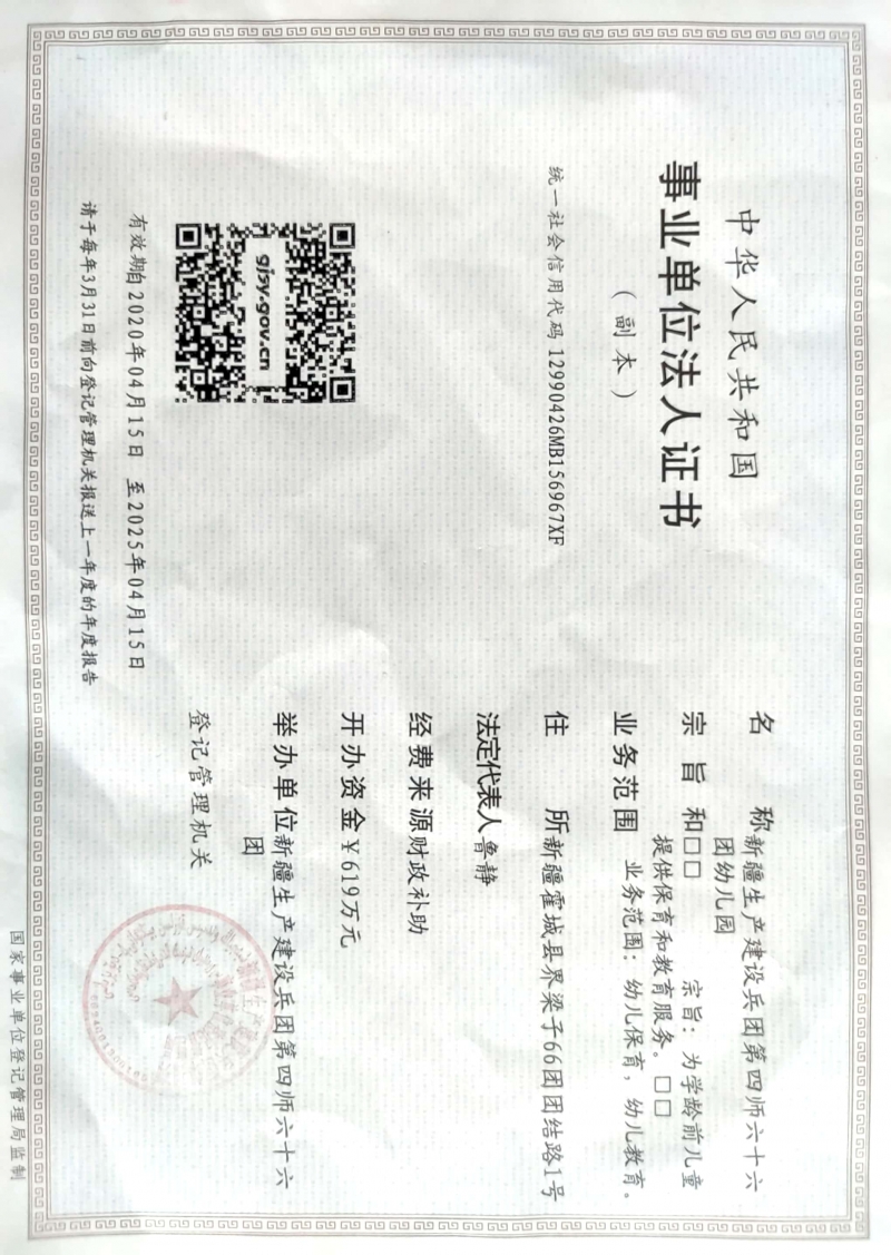 法人证