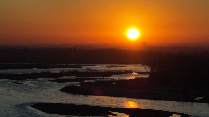 可克达拉的日出
